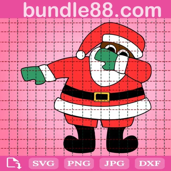 Santa Dabbing Svg