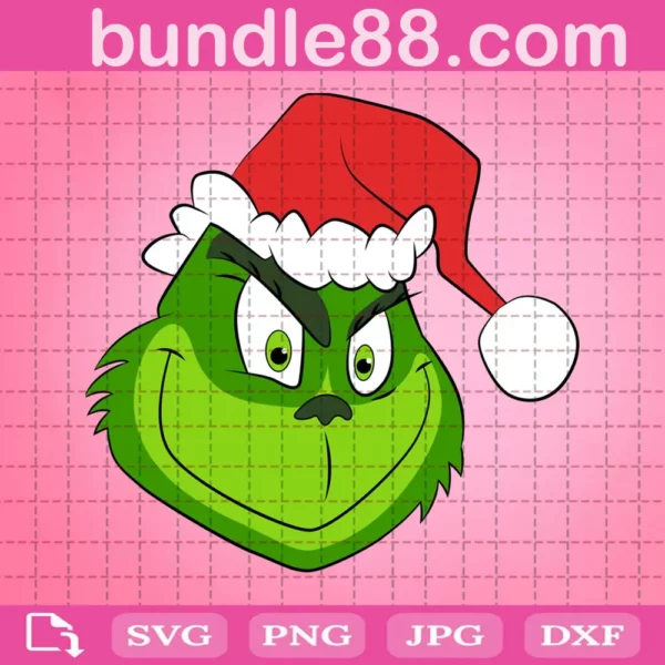 Santa Grinch Svg