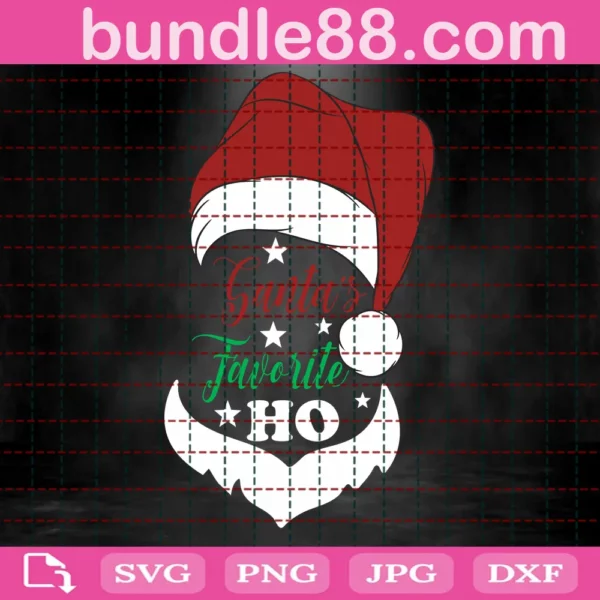 Santas Favorite Ho Svg