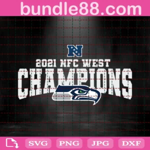Seattle Seahawks 2021 Afc East Champions Svg Files