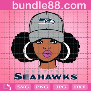 Seattle Seahawks Cheerleader Football Svg Files