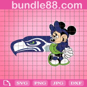 Seattle Seahawks Disney Minnie Football Team Clipart Disney