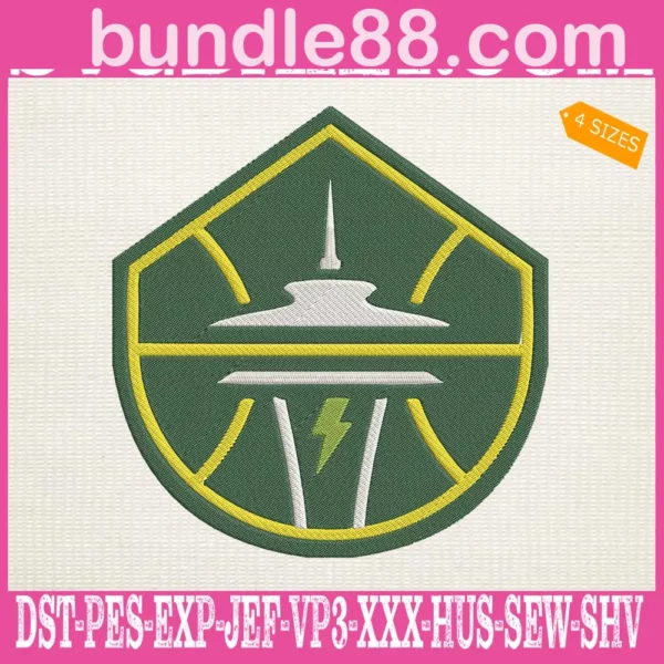 Seattle Storm Embroidery Files