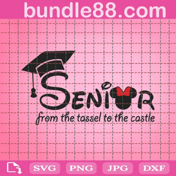 Senior From The Tassel To The Castle Svg