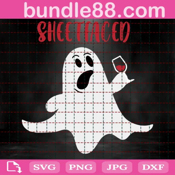 Sheetfaced, Ghost With Wine Glass