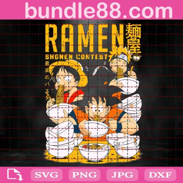 Shonen Ramen Contest Svg