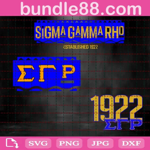 Sigma Gamma Rho Svg Bundle