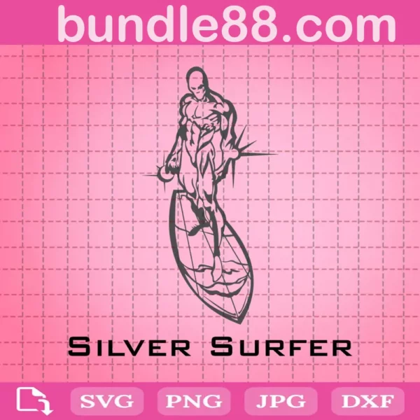 Silver Surfer Logo Svg