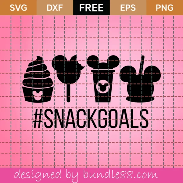 Snack Goals Svg Free