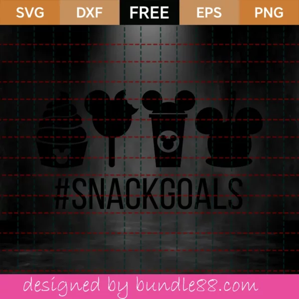 Snack Goals Svg Free