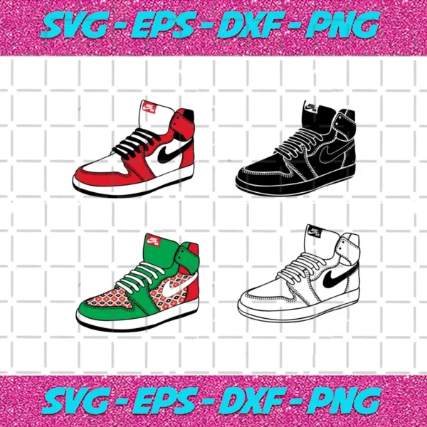 Sneaker bundle SVG file