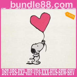 Snoopy Balloons Embroidery Files
