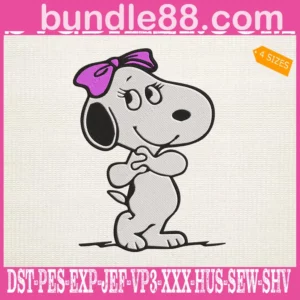 Snoopy Cute Embroidery Files