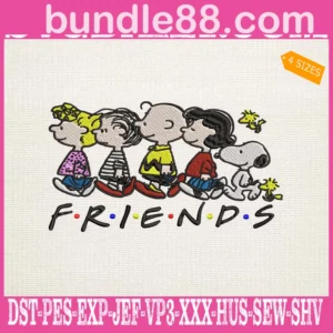 Snoopy Friends Embroidery Files