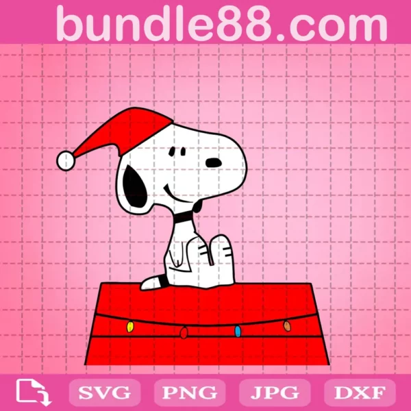 Snoopy Funny Christmas Svg