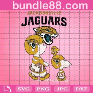 Snoopy Jacksonville Jaguars Football Svg