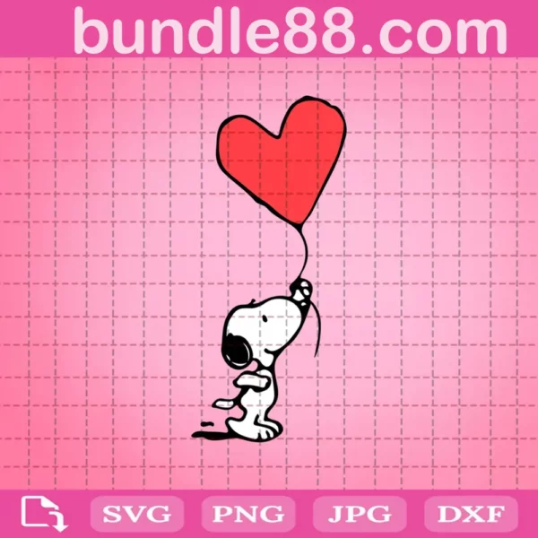 Snoopy Svg, Snoopy Balloons Svg