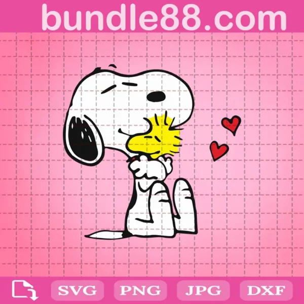 Snoopy Svg, Snoopy Love Svg