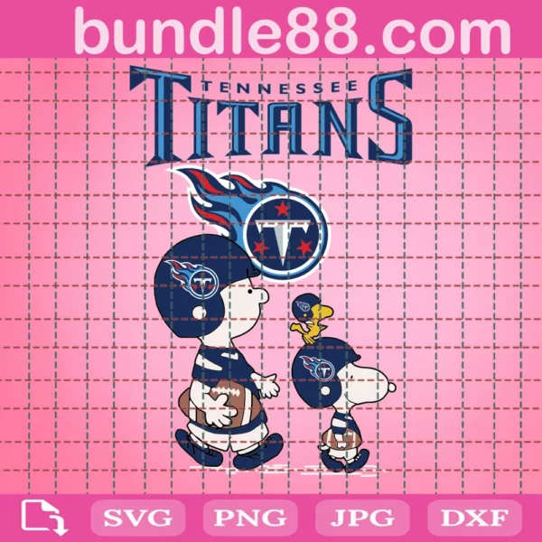 Snoopy Tennessee Titans Football Svg