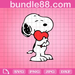 Snoopy Valentines Svg