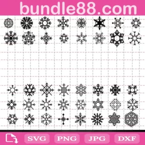 Snowflake Christmas Bundle Svg Free
