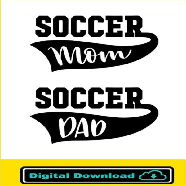 Soccer Mom Svg, Soccer Dad Svg