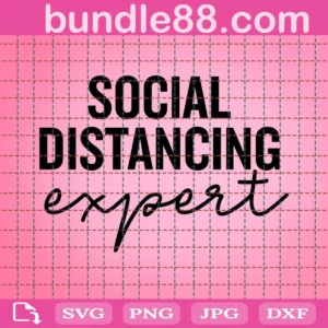 Social Distancing Expert Svg