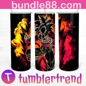 Son Goku Super Saiyan 20oz Tumbler Skinny