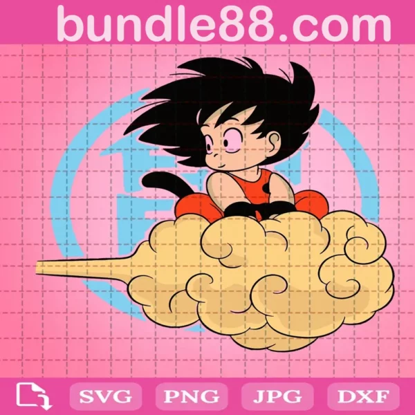 Son Goku Svg, Dragon Ball Svg