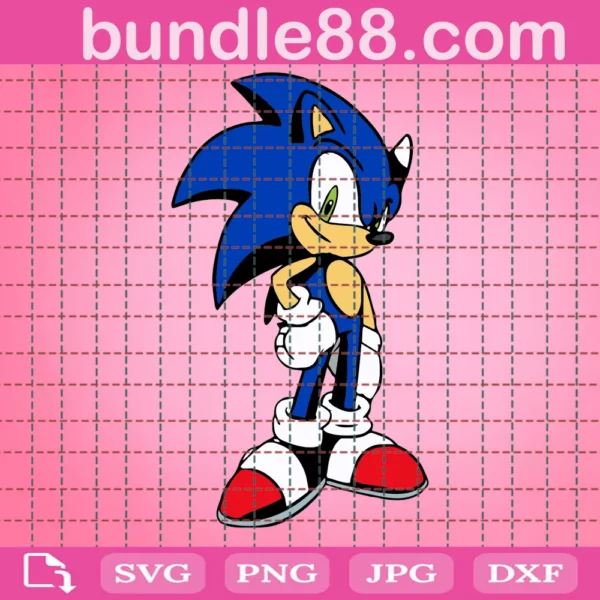 Sonic Svg, The Hedgehog Svg Files For Cricut