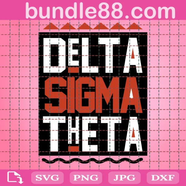 Sorority Delta Sigma Theta Svg