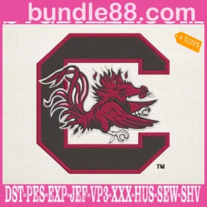 South Carolina Gamecocks Embroidery Machine