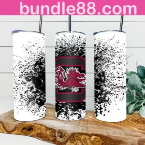 South Carolina Gamecocks Football 20oz Skinny Tumbler