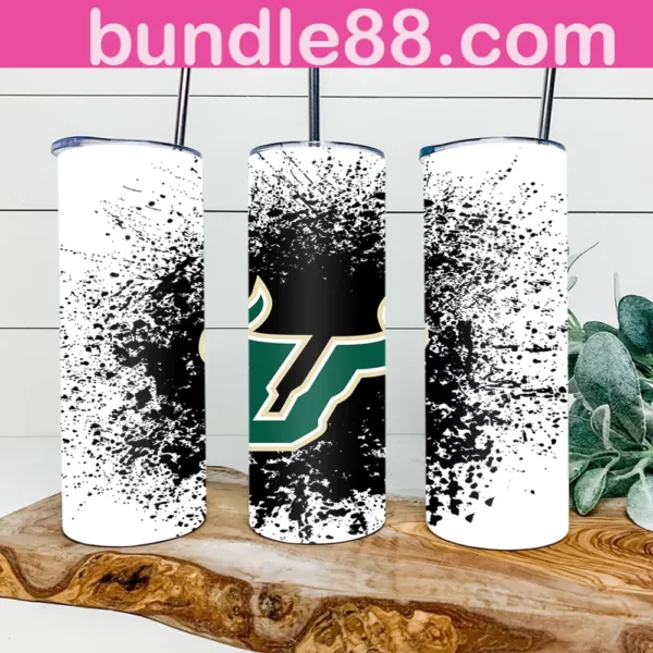 South Florida Bulls Football 20oz Skinny Tumbler