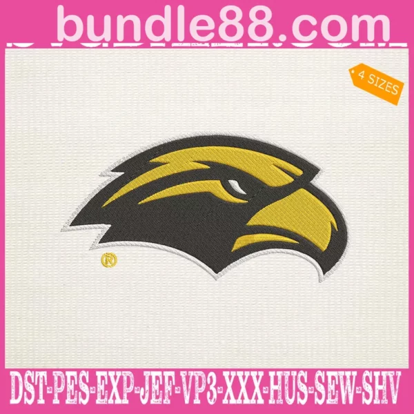 Southern Miss Golden Eagles Embroidery Machine