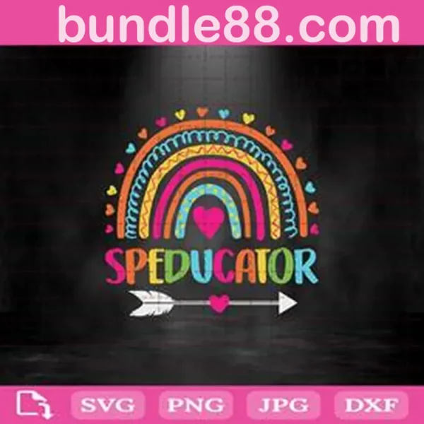 Speducator Rainbow Svg