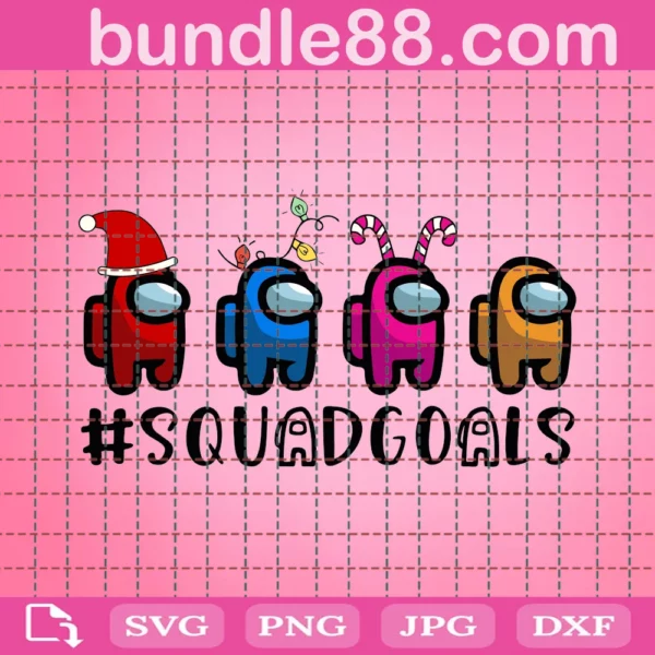 Squadgoals Christmas Gamer Svg