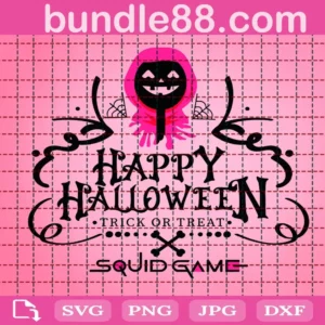 Squid Game Happy Halloween Svg