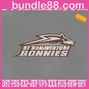 St Bonaventure Bonnies Embroidery Files