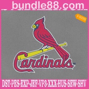 St. Louis Cardinals Logo Embroidery Machine