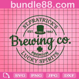 St Patrick'S Brewing Co. Lucky Spirits Svg
