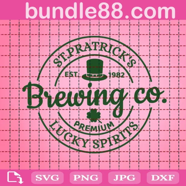 St Patrick'S Brewing Co. Lucky Spirits Svg