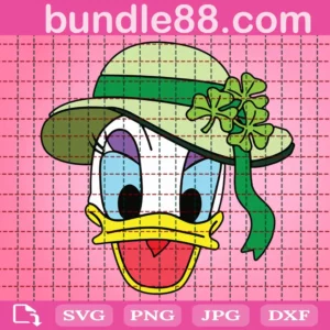 St Patrick'S Day Daisy Duck Hat Svg