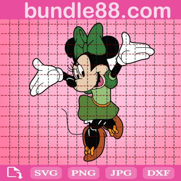 St Patrick'S Day Minnie Svg