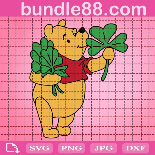 St Patrick'S Day Pooh Svg