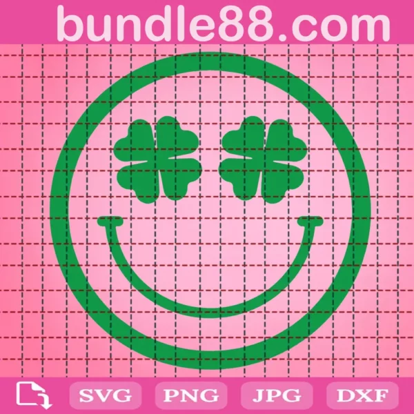 St Patrick'S Smiley Svg