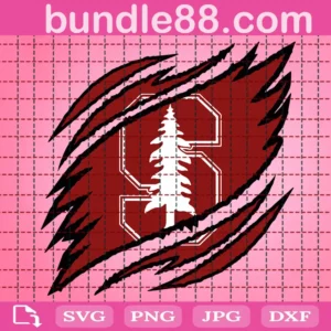 Stanford Cardinal Claws Svg