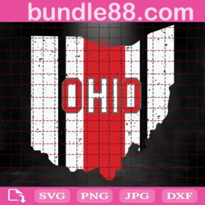 State Of Ohio Pride Svg