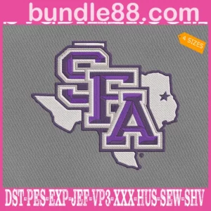 Stephen F. Austin Lumberjacks Embroidery Files