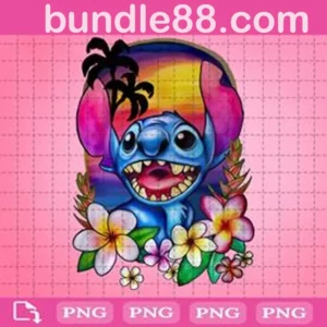 Stitch Png, Sunset Png